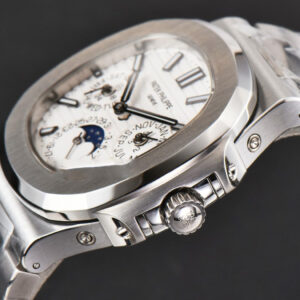 Nautilus 5740 40mm TWF White Dial SS Bracelet A240 - Image 27