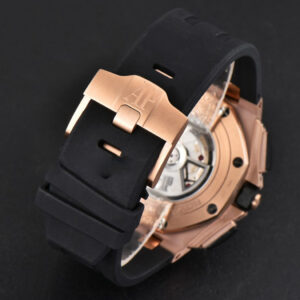 Royal Oak Offshore 44mm RSF RG Black Checkered Dial White Subdial Rubber Strap A3126 - Image 26