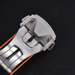 Planet Ocean 600m 43.5mm VSF Black Dial 1/4 Orange Bezel Rubber Strap A8900 - Image 19