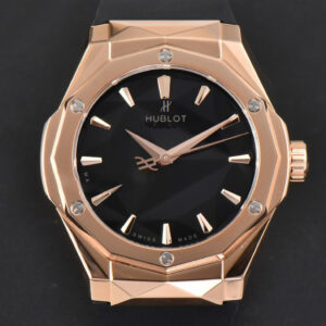 Classic Fusion Orlinski 40mm RG APSF Black Dial Black Gummy Strap A1110
