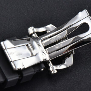 Nautilus 5726 Full Function PPF 40.5MM White Dial Black Rubber Strap A324 - Image 3