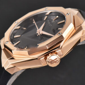 Classic Fusion Orlinski 40mm RG APSF Black Dial Black Gummy Strap A1110 - Image 24