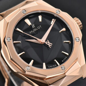 Classic Fusion Orlinski 40mm RG APSF Black Dial Black Gummy Strap A1110 - Image 25