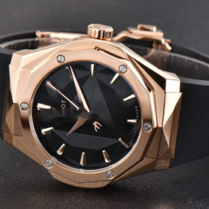 Classic Fusion Orlinski 40mm RG APSF Black Dial Black Gummy Strap A1110 - Image 26