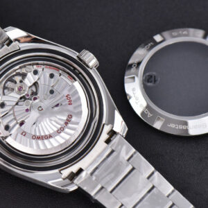 Aqua Terra 150M 41.5mm GMT VSF Blue Textured Dial SS Bracelet A8605 - Image 5