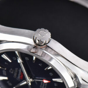 Aqua Terra 150M 41.5mm GMT VSF Blue Textured Dial SS Bracelet A8605 - Image 21
