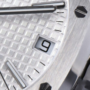 Royal Oak 15510 “50th Anniversary” APSF 41MM SS White Dial SS Bracelet SA4302 Super Clone - Image 27