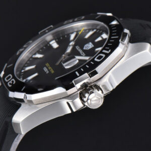 Aquaracer 300M OF 43MM Black Dial Rubber Strap Quartz - Image 7