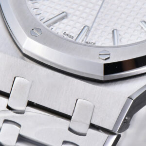 Royal Oak 15510 “50th Anniversary” APSF 41MM SS White Dial SS Bracelet SA4302 Super Clone - Image 28