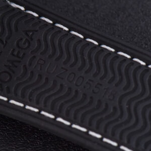 Planet Ocean 600m Deep Black Real Ceramic 45.5mm VSF Black/RG Dial Black Leather Strap A8906 - Image 14