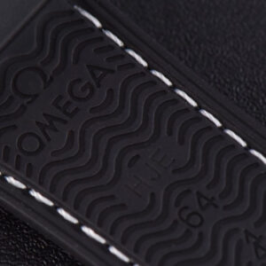 Planet Ocean 600m Deep Black Real Ceramic 45.5mm VSF Black/RG Dial Black Leather Strap A8906 - Image 15