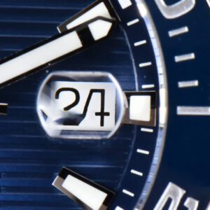 Aquaracer Caliber 5 43mm OF Dark Blue Dial Blue Rubber Strap SW200 - Image 4