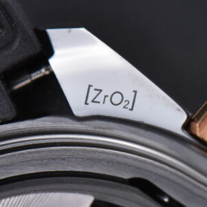 Planet Ocean 600m Deep Black Real Ceramic 45.5mm VSF Black/RG Dial Black Leather Strap A8906 - Image 25