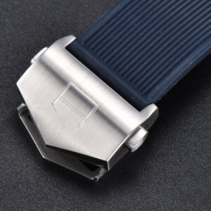 Aquaracer Caliber 5 43mm OF Dark Blue Dial Blue Rubber Strap SW200 - Image 14