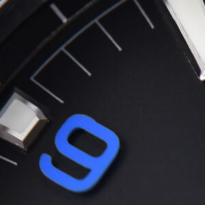 Planet Ocean 600m Deep Black Real Ceramic 45.5mm VSF Black/Blue Dial Black Rubber Strap A8906 - Image 14