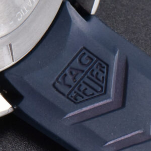 Aquaracer Caliber 5 43mm OF Dark Blue Dial Blue Rubber Strap SW200 - Image 19