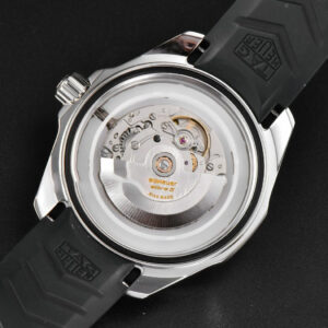 Aquaracer Calibre 5 OF 43MM Black Dial Black Bezel Rubber Strap Swiss SW200 - Image 23