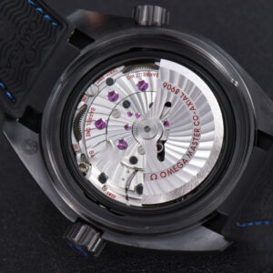 Planet Ocean 600m Deep Black Real Ceramic 45.5mm VSF Black/Blue Dial Black Rubber Strap A8906 - Image 26