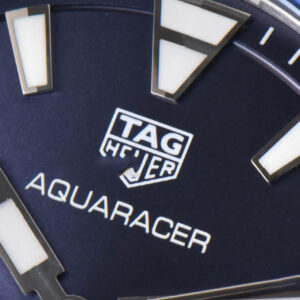 Aquaracer 300M 41mm OF Purple Dial Blue Rubber Strap - Image 3