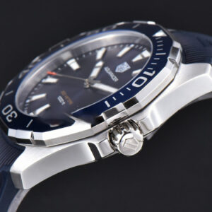 Aquaracer 300M 41mm OF Purple Dial Blue Rubber Strap - Image 8