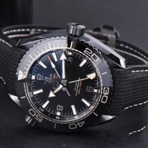 Planet Ocean 600m Deep Black Real Ceramic 45.5mm VSF Black Dial Black Rubber Strap A8906 - Image 21
