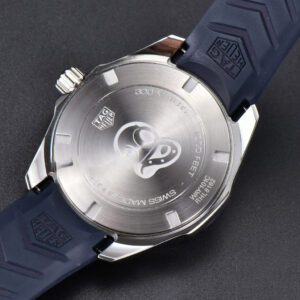 Aquaracer 300M 41mm OF Purple Dial Blue Rubber Strap - Image 19