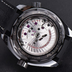Planet Ocean 600m Deep Black Real Ceramic 45.5mm VSF Black Dial Black Rubber Strap A8906 - Image 25