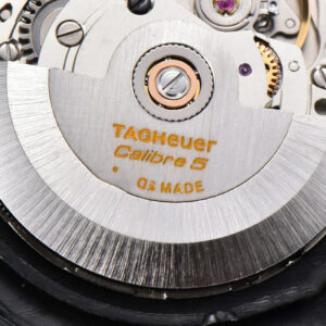 Aquaracer Caliber 5 43mm OF Ceramic Black Dial Yellow Hand Brown Nylon Strap SW200 - Image 23