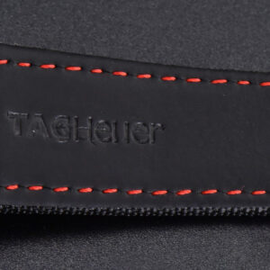 Aquaracer Caliber 5 43mm OF Ceramic Black Red Hand Dial Black Nylon Strap SW200 - Image 25