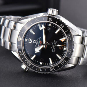 Planet Ocean 600m GMT 43.5mm VSF Black Dial SS Bracelet A8906 - Image 9