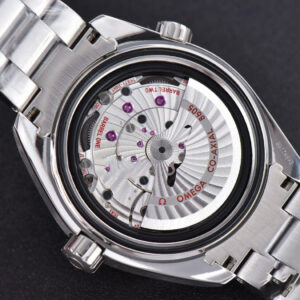 Planet Ocean 600m GMT 43.5mm VSF Black Dial Orange Marker SS Bracelet A8906 - Image 8