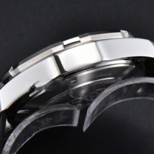 Aquaracer Caliber 5 43mm OF Black Dial Brown Hand Brown Leather Strap SW200 - Image 17