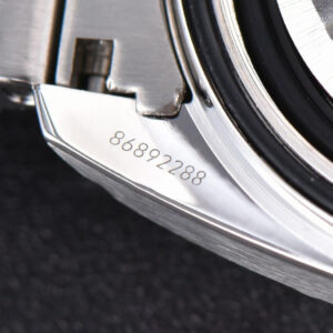 Planet Ocean 600m GMT 43.5mm VSF Black Dial Orange Marker SS Bracelet A8906 - Image 13