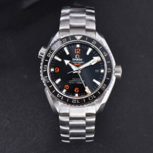 Planet Ocean 600m GMT 43.5mm VSF Black Dial Orange Marker SS Bracelet A8906 - Image 14