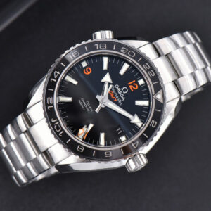 Planet Ocean 600m GMT 43.5mm VSF Black Dial Orange Marker SS Bracelet A8906 - Image 15