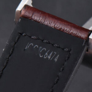Aquaracer Caliber 5 43mm OF Black Dial Brown Hand Brown Leather Strap SW200 - Image 22