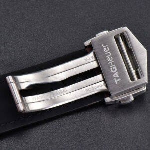 Aquaracer Caliber 5 43mm OF Black Dial Brown Hand Brown Leather Strap SW200 - Image 24