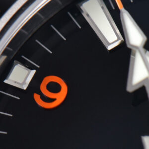 Planet Ocean 600m GMT 43.5mm VSF Black Dial Orange Marker SS Bracelet A8906 - Image 18