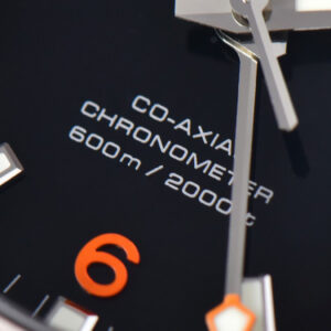 Planet Ocean 600m GMT 43.5mm VSF Black Dial Orange Marker SS Bracelet A8906 - Image 19