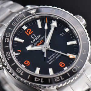 Planet Ocean 600m GMT 43.5mm VSF Black Dial Orange Marker SS Bracelet A8906 - Image 21