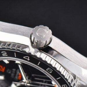 Planet Ocean 600m GMT 43.5mm VSF Black Dial Orange Marker SS Bracelet A8906 - Image 23