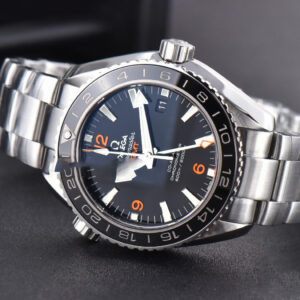 Planet Ocean 600m GMT 43.5mm VSF Black Dial Orange Marker SS Bracelet A8906 - Image 25