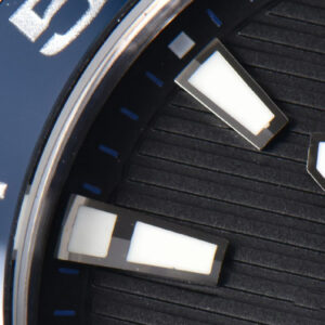 Aquaracer Caliber 5 43mm OF Black Dial Blue Hand Black Nylon Strap SW200 - Image 13