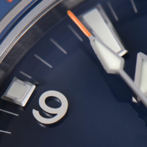 Planet Ocean 600m GMT 43.5mm VSF Blue Dial Orange/Blue Bezel SS Bracelet A8906 - Image 18