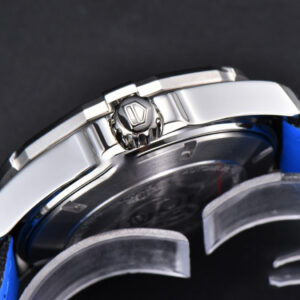 Aquaracer Caliber 5 43mm OF Black Dial Blue Hand Black Nylon Strap SW200 - Image 21