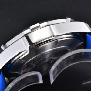 Aquaracer Caliber 5 43mm OF Black Dial Blue Hand Black Nylon Strap SW200 - Image 22