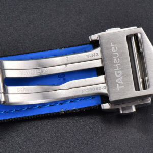 Aquaracer Caliber 5 43mm OF Black Dial Blue Hand Black Nylon Strap SW200 - Image 27