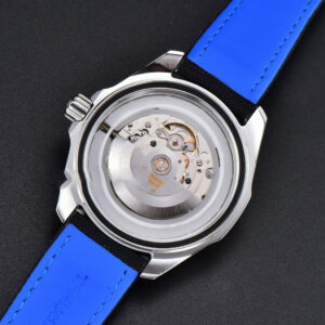 Aquaracer Caliber 5 43mm OF Black Dial Blue Hand Black Nylon Strap SW200 - Image 30