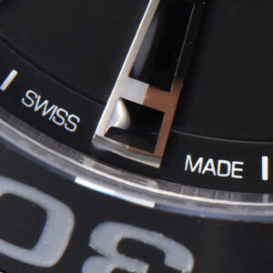 Aquaracer Caliber 5 43mm OF Black Moon Dial Black Nylon Strap SW200 - Image 13