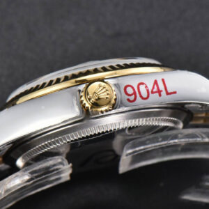 DateJust 31MM 904L YG GMF Fluted Bezel Green Flowers Dial Jubilee Bracelet A2824 - Image 14